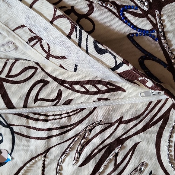 ZARA beads and sequins shorts sz L - Picture 11 of 12